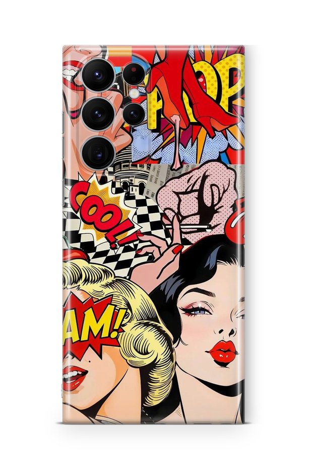 Samsung Galaxy S23 Ultra Compatible Printed Transparent Phone Case | Collection: Chromatica Aura