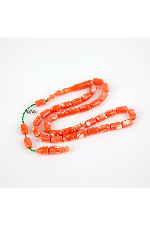 Galalit 1940 Cast Iron Old Knife Handle Object Capsule Cut 7X11.50 Prayer Beads - Yavru Ağzı Multicolor