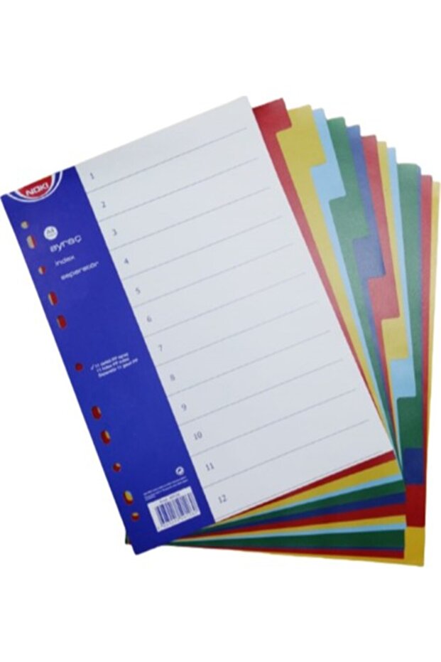 Plastic Separator 12 Color Separators A4 1 Piece