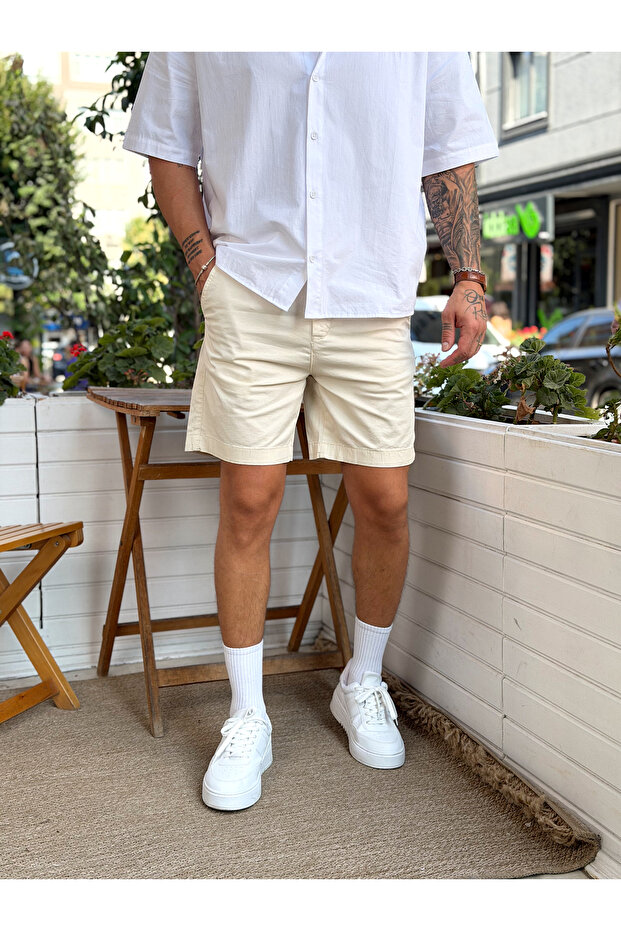 Basic Gabardin Şort