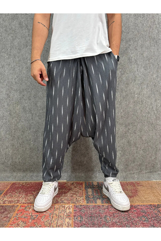 Patterned Shalwar with Elastic Waist