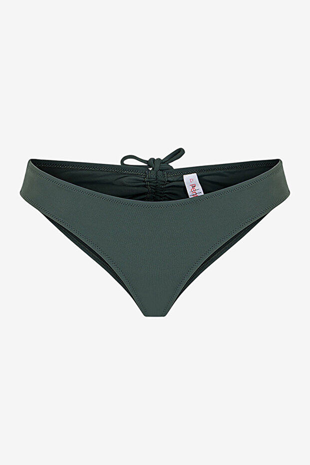 Women Cheeky Green Bikini Bottom