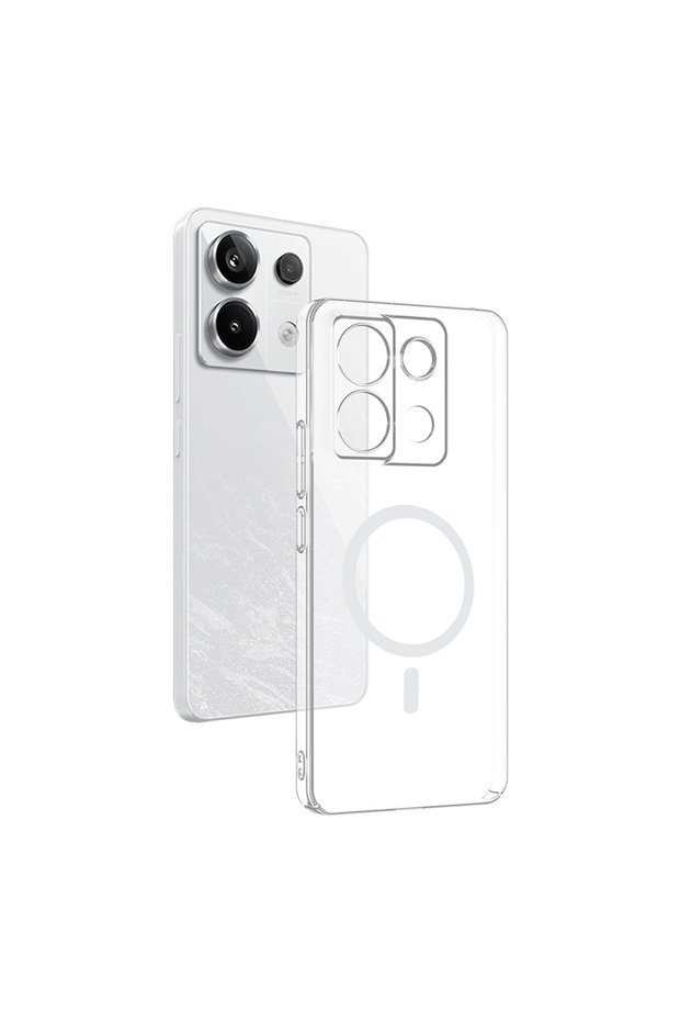 Xiaomi Redmi Note 13 Pro 4g Case Non-Yellowing Ultra Thin Hard Mica Magsafe Camera Raised Butam