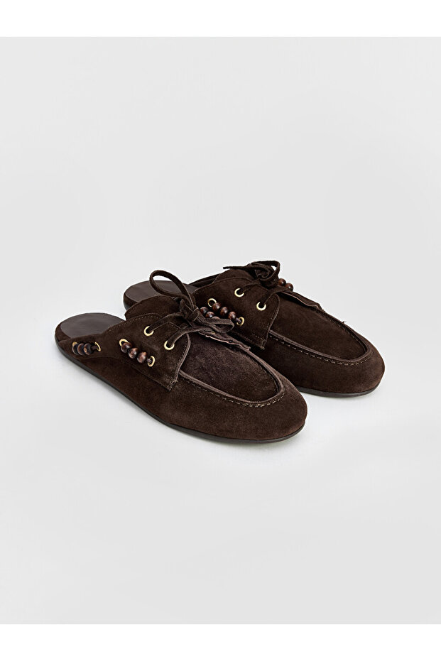 Suede classic women's slippers