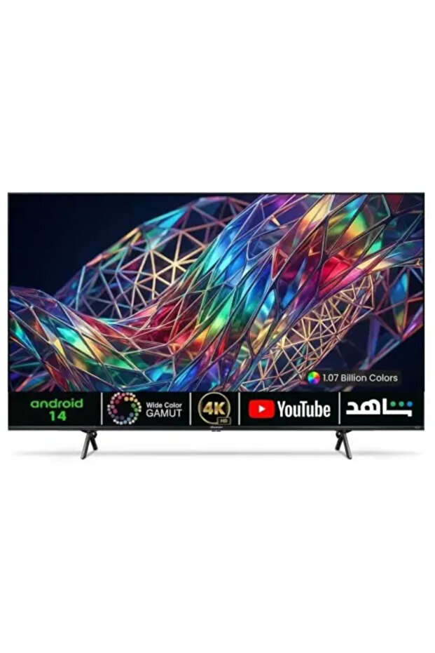 تلفزيون ذكي LED بدقة 4K UHD مقاس 55 بوصة مع نظام أندرويد 14، موديل 55 US 25