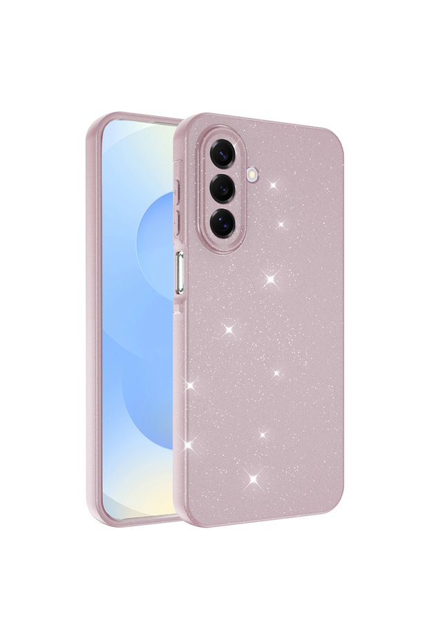 Galaxy A17 Case Camera Protected Glittery Silicone Ultimate Protection Tkng