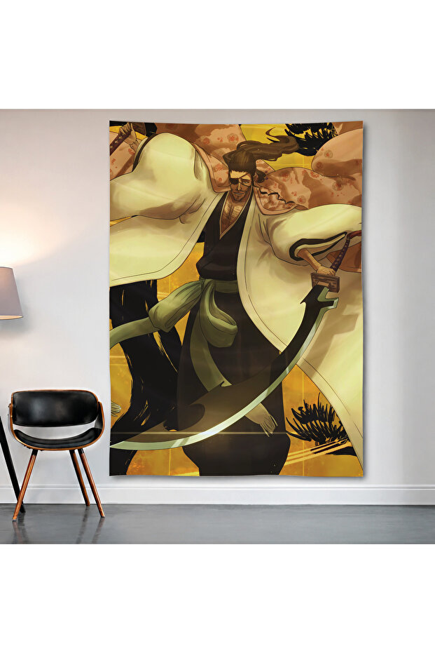 One Piece Roronoa Zoro Wall Covering Wall Tapestry First Quality Satin Fabric Poster