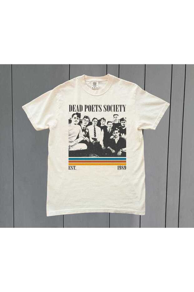 Dead Poets Society Printed Unisex Oversize T-Shirt
