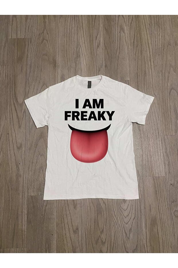 تي شيرت مطبوع عليه Freaky Meme للجنسين مقاس كبير