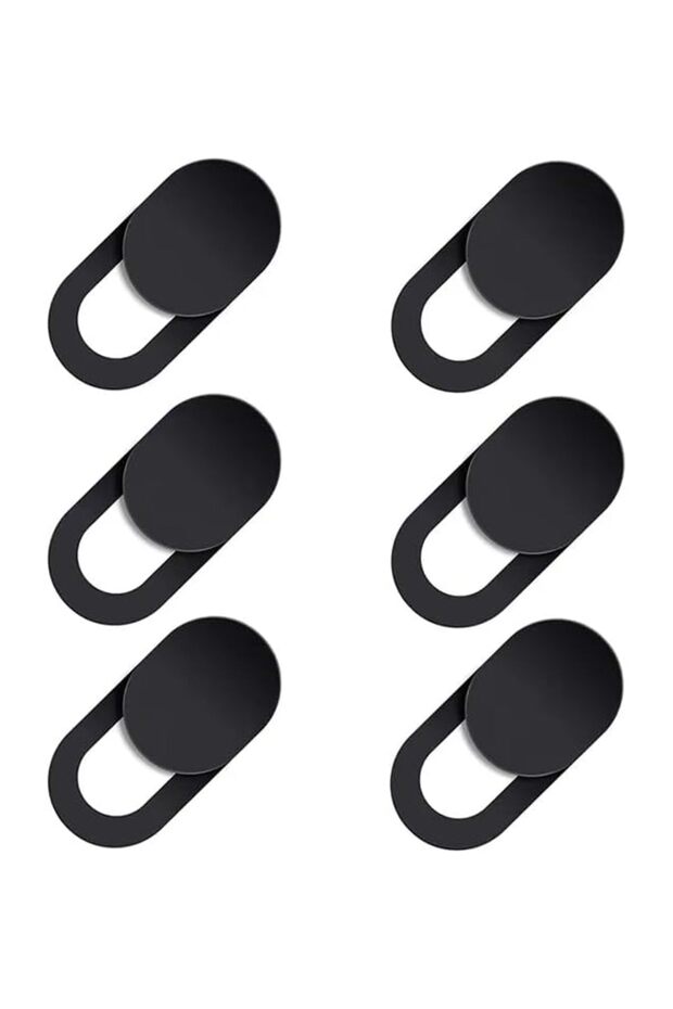 6pcs Webcam Cover, Ultra Thin, for Laptop, PC, Computer, Apple MacBook, iPad, Cell Phone, etc. 0.22 inch thick net block to protect