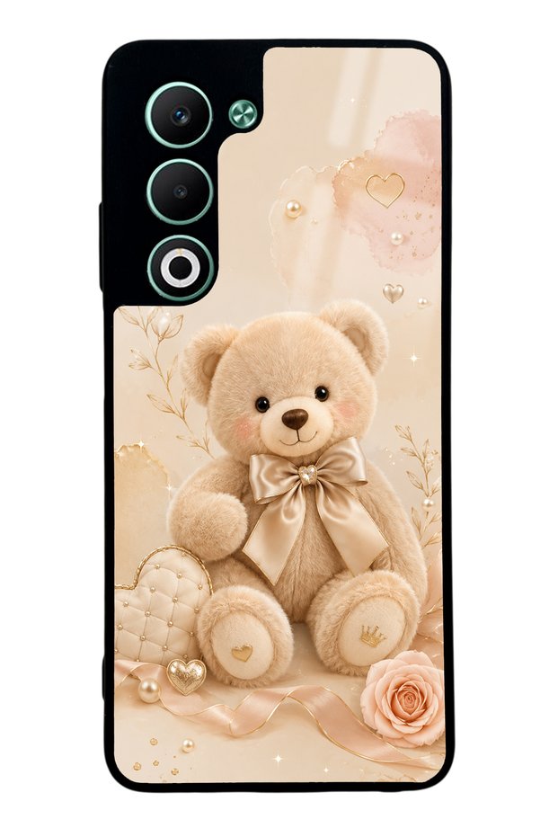 Oppo A5 5g Pearl Teddy Design Glossy Phone Case