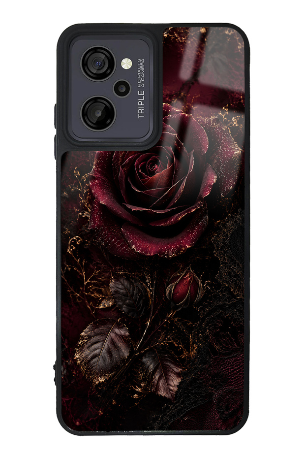 Casper M40 Midnight Velvet Rose Design Glossy Phone Case