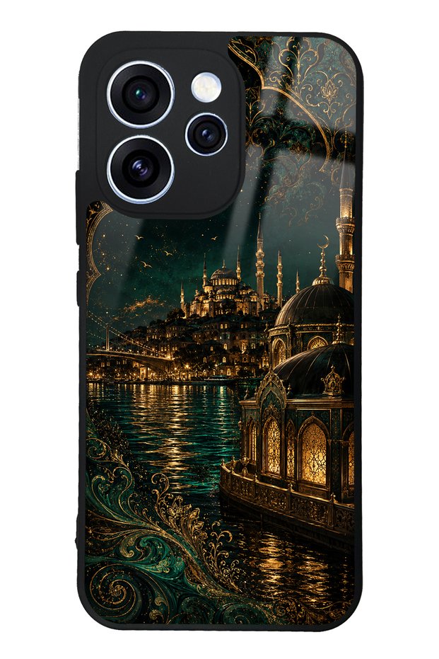 Oppo Reno 15 Pro Emerald Bosphorus Palace Design Glossy Phone Case