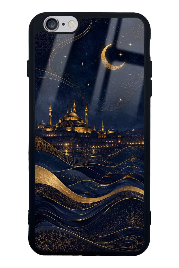 iPhone 6 Plus Golden Crescent Bosphorus Design Glossy Phone Case