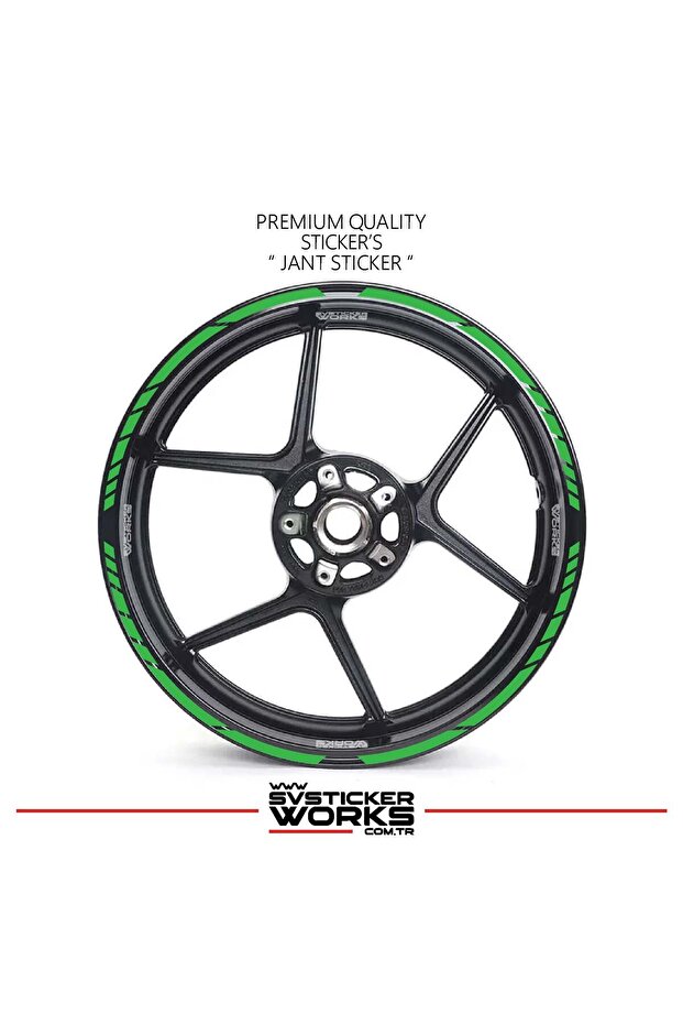 17 inch wheel sticker set compatible with all motorcycles