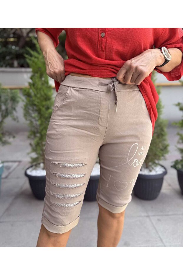 All You Need Italian Shorts Mink