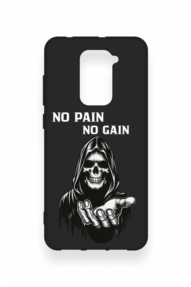 Redmi Note 9 Compatible No Pain No Gain Patterned Silicone Case