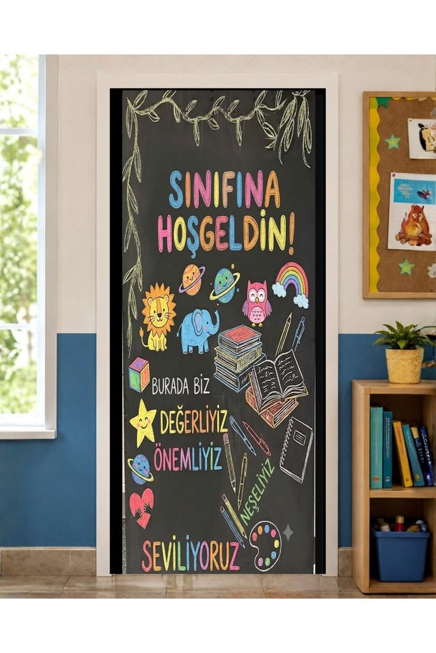 Elastic Door Decoration, Fabric Door Dressing, Welcome to the Class! Themed, Classroom Door, School Activity Door Decoration