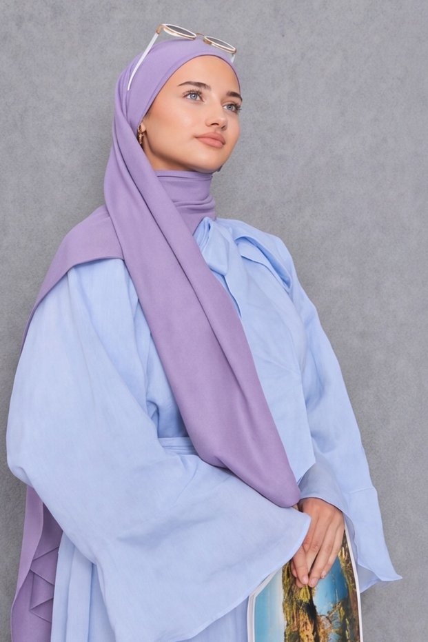 Women's Shawl Cotton-Like Non-Ironing Shawl 75X190 cm