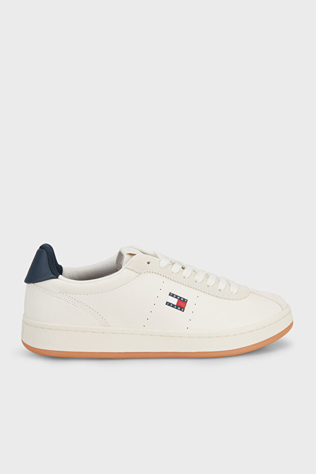 100% Leather Logo Sneaker Shoes Men's Shoes Em0Em01687 0K8