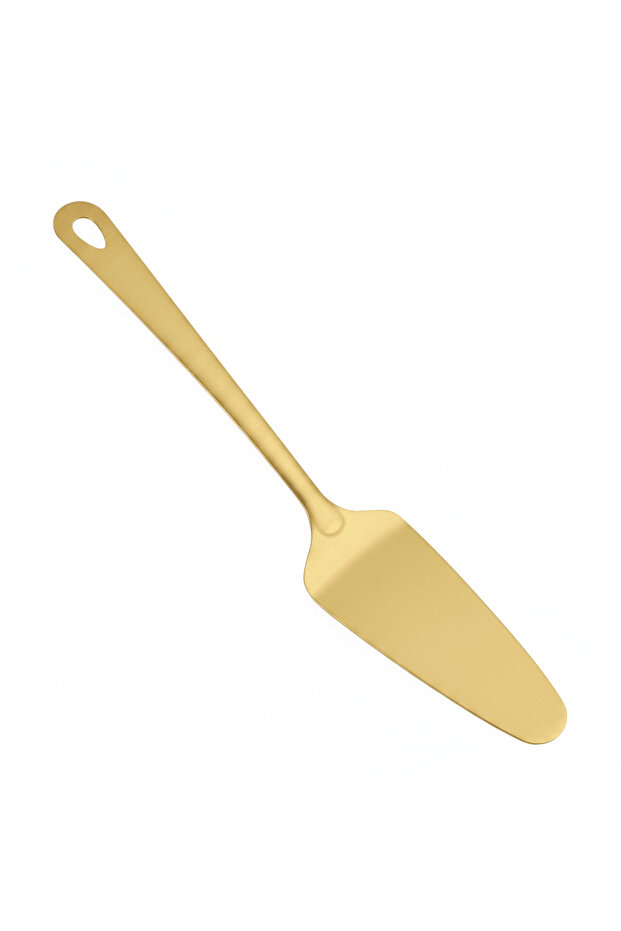 Stainless Steel Cake Server 28 cm - Gold