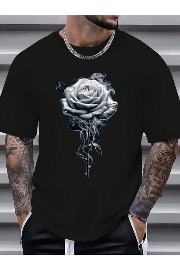 Unisex Colorful Oversize Printed T-Shirt Streetwear Comfortable Fit Daily Premium