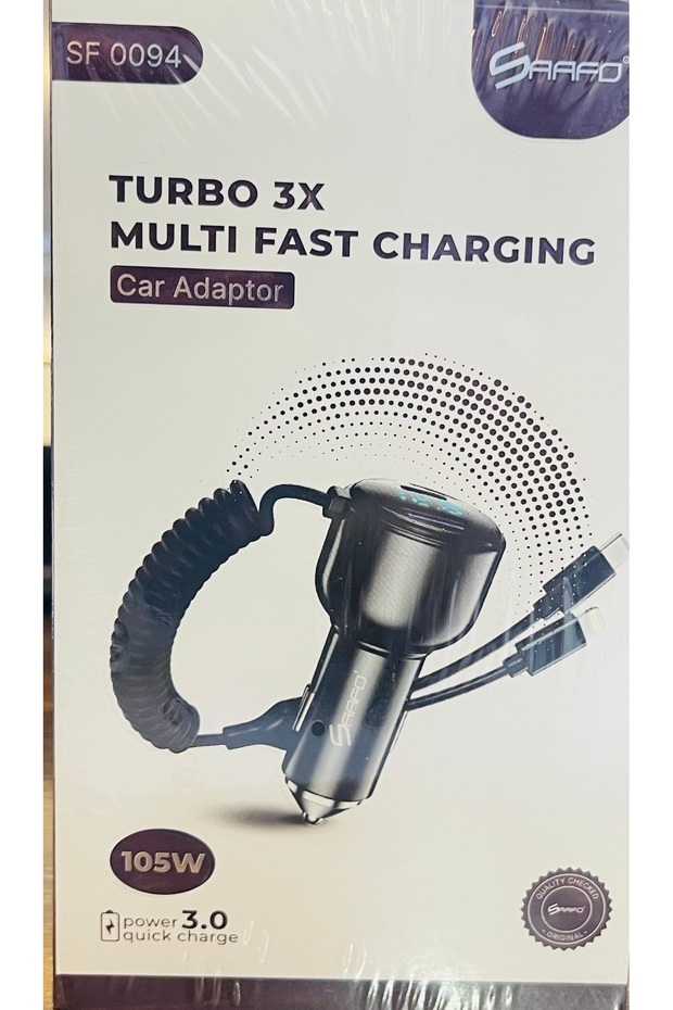 TURBO 3x multi fast car Charging (105W)