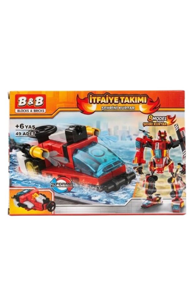 Fire Brigade Block / Lego Set - Block 8616-7
