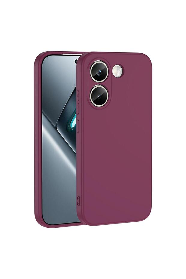 حافظة متوافقة مع هاتف Xiaomi Poco X8 Pro باللون الأرجواني الناعم