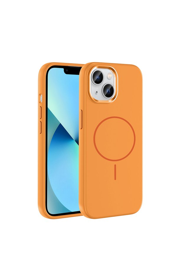 iPhone 15 Case Slim with Magsafe Ring Camera Raised Silicone Gzst