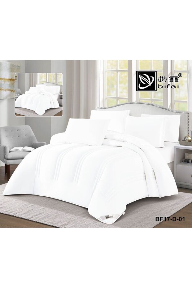 6-Piece Double-Sided Plain Quilted Bedspread Set with a Bed Runner