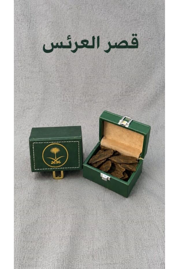 عود كلمنتان فاخر -30جرام -بشنطه جلديه بطابع سعودي فاخر