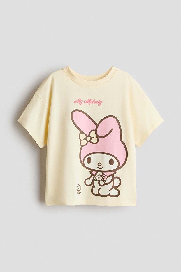 Printed cotton T-shirt