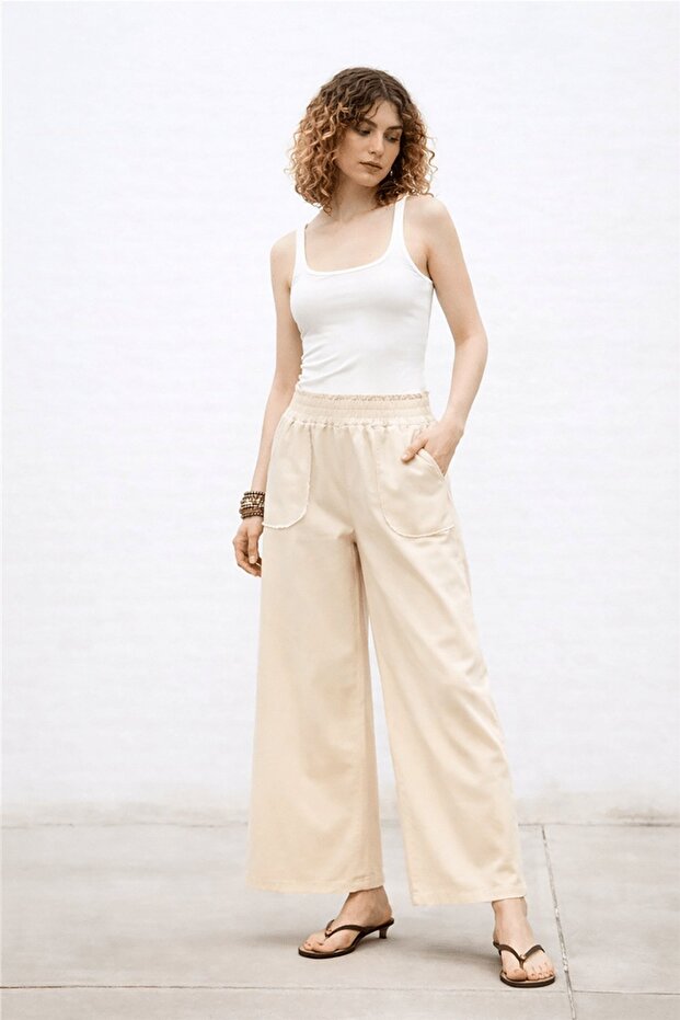 Wide Leg Trousers