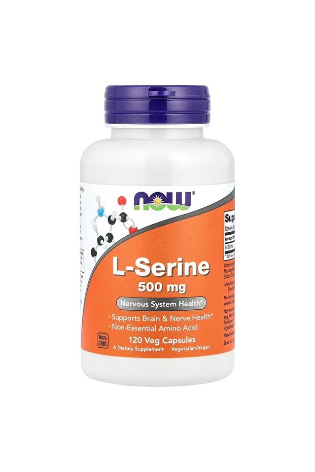 L-Serine Nervous System Health 500 Mg 120 Capsules