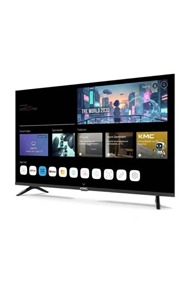 شاشة ,ماركة كي ام سي,50 بوصة,كيوليد,نظام ويبوس,الموديل K25M50298QLED