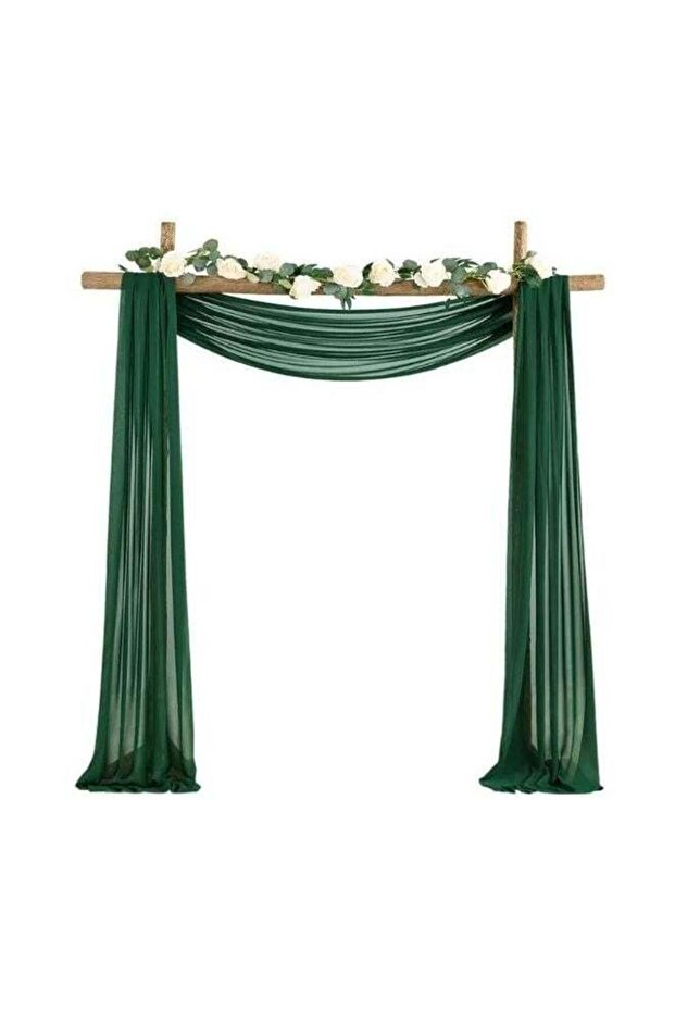 Wedding Arch Draping Fabric, 1 Panel Arch Drapes Sheer Backdrop Curtain for Wedding Ceremony Party Ceiling Decor