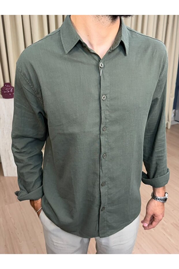 Men's Cotton Shirt Self-Lycra Fabric 100% Cotton Code: Jsm26G-001