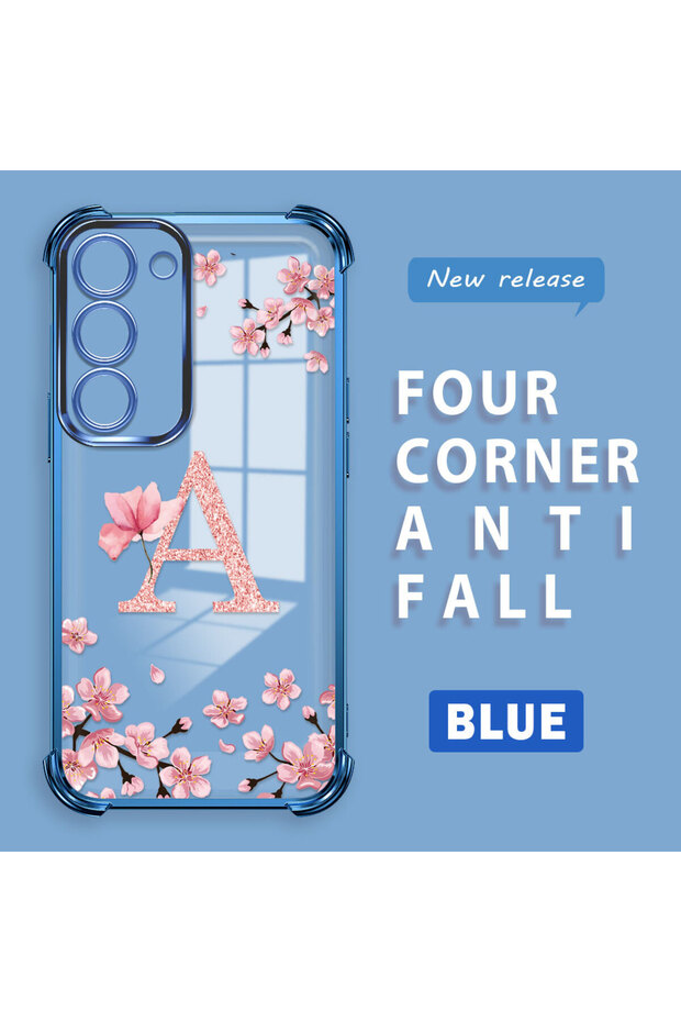 Samsung Galaxy S23 Compatible Transparent Back Four Corners Reinforced Impact Protection Silicone Case