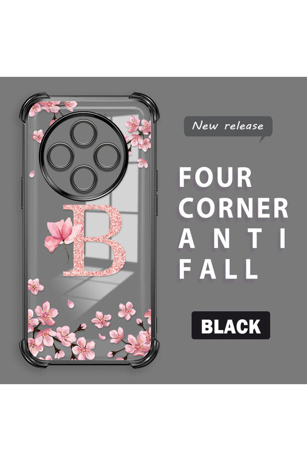Xiaomi Redmi 14C Compatible Transparent Back Four-Corner Reinforced Impact Protection Silicone Case