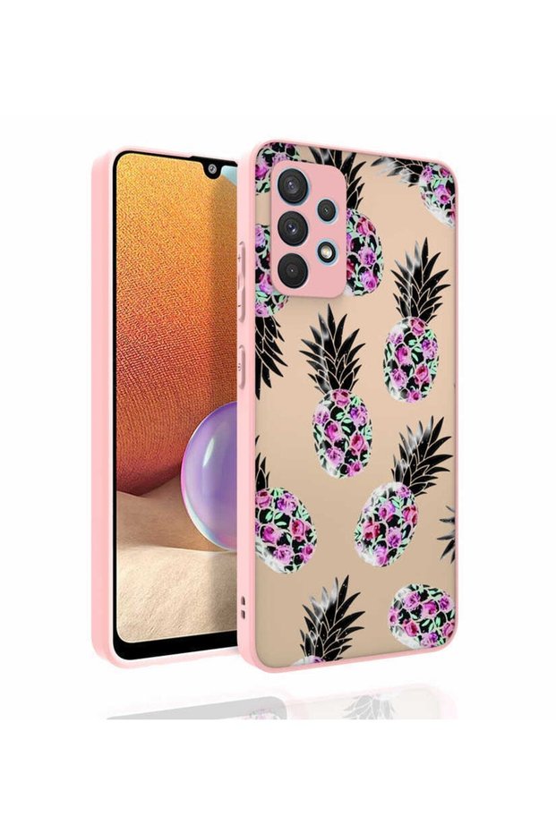 Compatible Case for Samsung Galaxy A32 4g Patterned Camera Protected Shiny Nora Cover