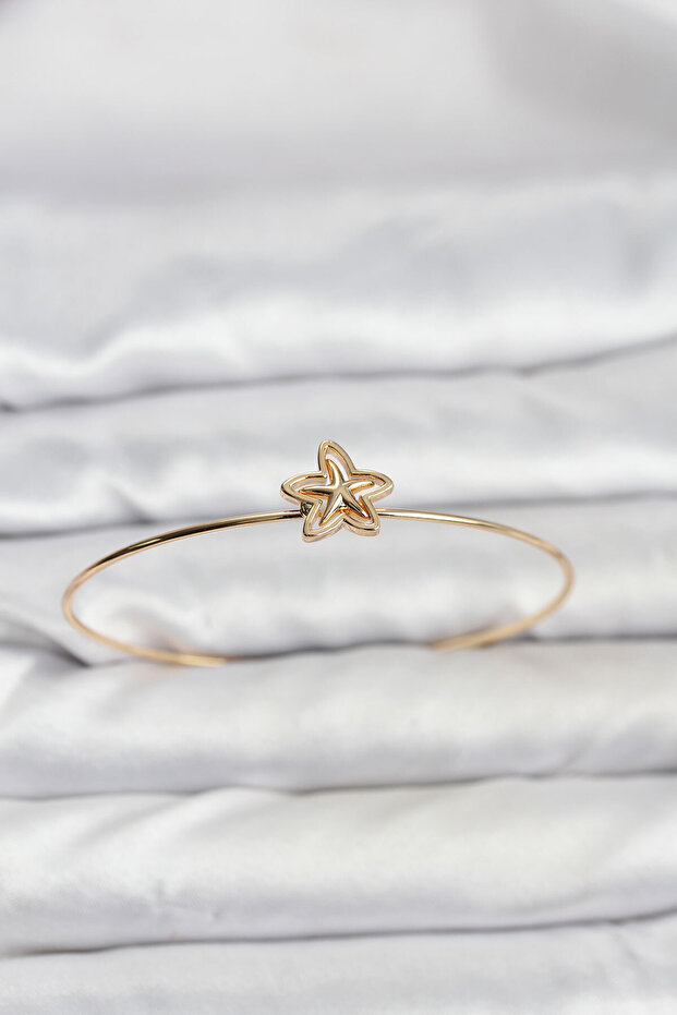Star Model Gold Color Bracelet