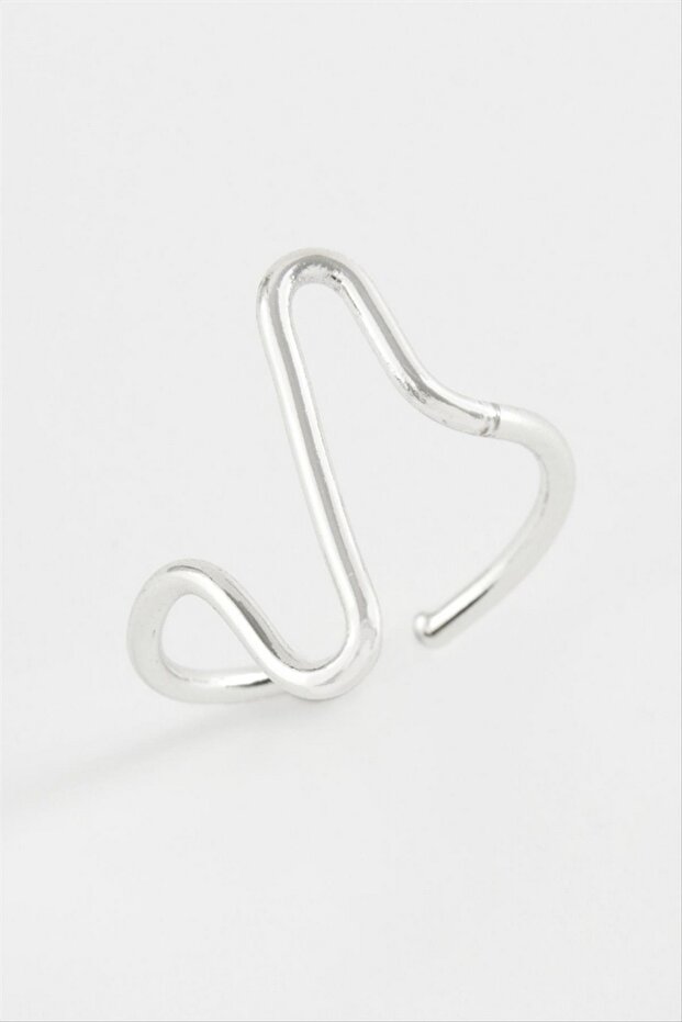 Aconcept Zigzag Metal Ring - (195714) Silver Color