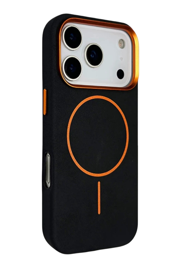 Aconcept iPhone 17 Pro Luno Leather Magsafe Cover (60411) - Black