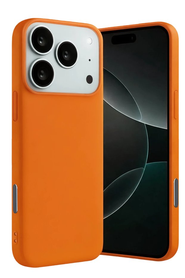 Aconcept iPhone 17 Pro Max Nano Inside Velvet Silicone (84018) - Orange