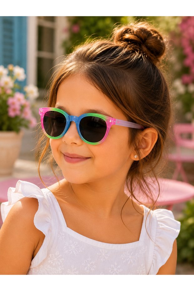 Children's Color Changing Uv400 Protection Mirrored Sunglasses