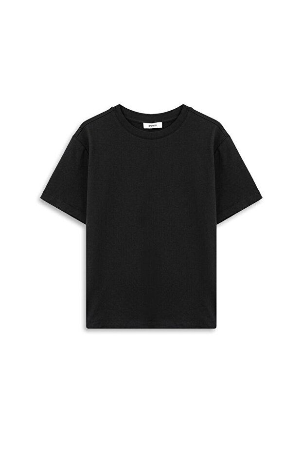 Basic bisiklet yaka tişört