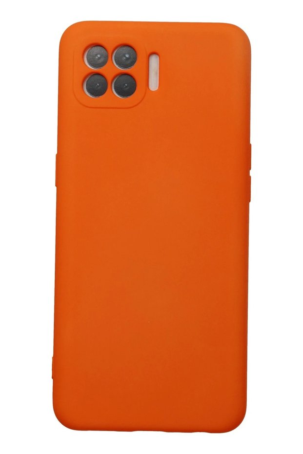 Aconcept Reno 4 Lite Case Nano Inside Velvet Silicone (20019) - Orange
