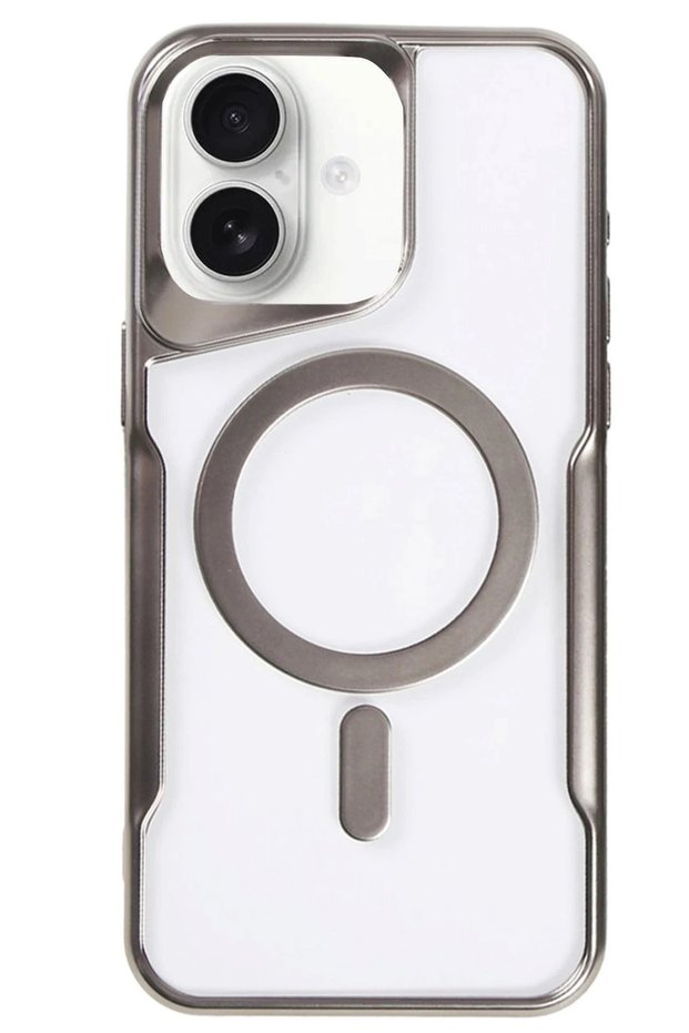 Aconcept iPhone 16 Plus Case Boyi Magsafe Silicone Cover - (22842) Titan Gray