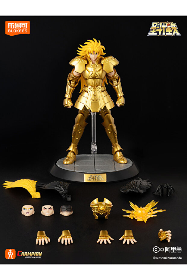 SAGA BLOKEES Original Saint Seiya Gemini SAGA Phoenix Ikki Draco Pegasus CHAMPION CLASS Gold Action